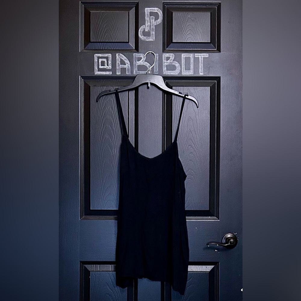 Free People Black Slip Dress